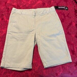 Girls School Uniform Khaki Bermuda Shorts